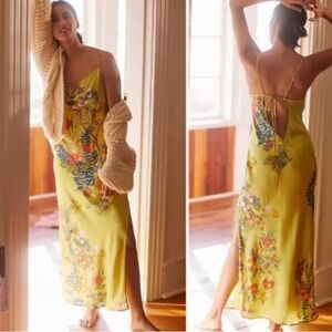 Anthropologie  pre-loved size small floral garden dress